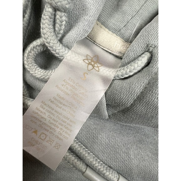 Harmony Balance Hoodie Womens Small Green Long‎ Sleeve Cotton Blend NWT - Picture 10 of 15